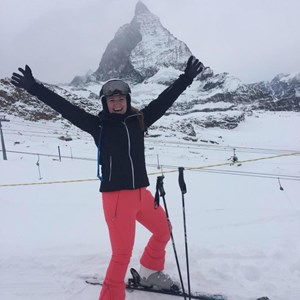 Rachel Green travel blog pic 4 skiing