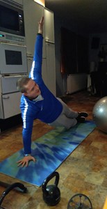 Thomas yoga pose Christmas blog